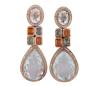<span class='ref_item'>39 -</span> <span class="object_title">PENDIENTES EN ORO DE 9 KT. CON AGUAMARINAS, ZAFIROS MULTICOLOR Y DIAMANTES.JOYA EXCLUSIVA MODERNA</span>  <p><span class="technical_description">Pareja de pendientes realizados en oro de 9 kt. con aguamarinas en talla oval y perilla engastadas en garra con peso total aprox. 8 ct., con zafiros multicolor en talla rectangular engastada en bisel con peso total aprox. 1.50 ct. y adorno de diamantes en talla brillante con peso total aprox.0.40 ct.<br/>Se acompaña de CERTIFICADO INTERNATIONAL GEM TESTING LABORATORY JAIPUR Nº IGTL/GMS/68743<br/>Ref: 1477<br/>Cierre: Presión</span><br>Peso: <span class="PESO_HCES1">8,65</span> <span class="PESOUMED_HCES1">gr.</span><br></p>