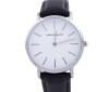 <span class='ref_item'>9 -</span> <span class="object_title">RELOJ PULSERA DE CABALLERO "HANNAH MARTIN" DE ACERO CON CORREA DE PIEL.MOVIMIENTO DE CUARZO JAPONES. WATER RESISTANT 3 AMT</span>  <p><span class="technical_description">Reloj de pulsera de caballero "HANNAH MARTIN" con caja de acero de aprox.35 mm. Esfera blanca con indices básicos en plateado. Correa de piel negra con hebilla plateada, señales de uso.<br/>Mecanismo de cuarzo japones. Water Resistant 3 AMT. En estado de marcha </span><br>Peso: <span class="PESO_HCES1">31,20</span> <span class="PESOUMED_HCES1">gr.</span><br></p>