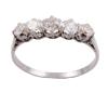<span class='ref_item'>90 -</span> <span class="object_title">SORTIJA  VINTAGE EN PLATINO CON CINCO DIAMANTES</span>  <p><span class="technical_description">Sortija realizada en Platino con cinquillo de diamantes en talla brillante y brillante antigua dispuestos en ligero degrade y engastados en garras con peso total aprox. 0.70 ct.<br/>Medida sortija: 14<br/>Ref: 4544</span><br>Peso: <span class="PESO_HCES1">2,3</span> <span class="PESOUMED_HCES1">gr.</span><br></p>