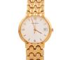 <span class='ref_item'>76 -</span> <span class="object_title">RELOJ PULSERA "CERTINA" EN ACERO CHAPADO EN ORO. MECANISMO DE CUARZO</span>  <p><span class="technical_description">Reloj de pulsera "CERTINA" caja y brazalete integrado en acero chapado en oro. Caja redonda con bisel pulido, esfera blanca con indices finos y números arábigos, calendario a las 3, medida: 3,3 cm de diámetro. Brazalete articulado con eslabones redondos. Water Resistant 30 metros. Registro EOL 115 1064 25. Mecanismo de cuarzo. En estado de marcha</span><br>Peso: <span class="PESO_HCES1">80</span> <span class="PESOUMED_HCES1">gr.</span><br></p>