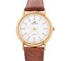 <span class='ref_item'>26 -</span> <span class="object_title">RELOJ DE PULSERA UNISEX "CECCINI" CON CAJA DE ACERO DORADO Y CORREA DE PIEL.MECANISMO DE CUARZO JAPONES</span>  <p><span class="technical_description">Reloj de pulsera unisex "CECCINE" con caja de acero dorado y esfera blanca con indices dorados, medida 34 mm. Correa de piel marrón con hebilla dorada<br/>Movimiento de cuarzo japones. En estado de marcha</span><br>Peso: <span class="PESO_HCES1">27</span> <span class="PESOUMED_HCES1">gr.</span><br></p>