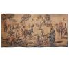 <span class='ref_item'>155 -</span> <span class="object_title">TAPIZ DECORATIVO VINTAGE DE ESTILO ORIENTALISTA</span>   <p><span class="technical_description">Tapiz decorativo vintage de estilo orientalista que representa una escena de mercado árabe tejida en tonos tierra que muestra a varias figuras con vestimenta tradicional y animales de carga.<br/>Con forro en tono crema en la parte trasera para proteger.<br/>Medidas: 124 x 252cm</span><br></p>