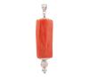 <span class='ref_item'>212 -</span> <span class="object_title">COLGANTE CON GRAN TRONCO DE CORAL DEL PÁFICICO, ASA Y REMATES EN PLATA DE LEY 925</span>  <p><span class="technical_description">Colgante con gran tronco de coral de Pacífico lleva asa y detalles decorativos realizados en plata de ley 925<br/>Medidas: 11 cm longitud x 3 cm ancho</span><br>Peso: <span class="PESO_HCES1">92</span> <span class="PESOUMED_HCES1">gr.</span><br></p>