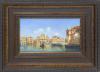 <span class='ref_item'>57 -</span> <span class="object_title">"VISTA DEL GRAN CANAL DE VENECIA"</span>   <p><span class="technique_material">Óleo sobre tabla</span><br><span class="technical_description">La obra representa un tramo del Gran Canal de Venecia, con la característica arquitectura monumental de la ciudad y diversas embarcaciones en primer término.<br/>Enmarcado en un espectacular marco de madera tallada y policromada, de composición escalonada y profusamente ornamentada, con molduras concéntricas decoradas con motivos geométricos e incisos. Medidas con marco: 40 x 55cm</span><br></p>