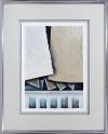 <span class='ref_item'>2 -</span> <span class="object_title">"GALAXY"</span>   <p><span class="author">CALERO</span> <br><span class="technique_material">Técnica mixta sobre papel artístico</span><br><span class="technical_description">Obra abstracta de composición geométrica en la que el autor utiliza el papel de aluminio como principal material para dar textura y rugosidad a la obra creando un bello efecto visual.<br/>Firmado a lápiz por el autor en el ángulo inferior derecho y titulado igualmente en la parte central inferior.<br/>Enmarcado con marco metálico, paspartú y plexiglass. Medidas con marco: 96,5 x 80cm</span><br></p>
