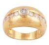 <span class='ref_item'>167 -</span> <span class="object_title">SORTIJA ANCHA EN ORO DE 18 KT. CON ADORNO DE DIAMANTES</span>  <p><span class="technical_description">Sortija ancha realizada en oro de 18 kt. con parte central adornada por diamantes en talla brillante uno central engastado en chatón con peso aprox. 0.30 ct y a los lados ocho más en carril con peso total aprox. 0.70 ct. Peso total aprox. de todos los diamantes 1 ct<br/>Medida sortija: 13</span><br>Peso: <span class="PESO_HCES1">8,80</span> <span class="PESOUMED_HCES1">gr.</span><br></p>