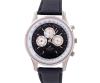 <span class='ref_item'>162 -</span> <span class="object_title">RELOJ PULSERA " CECCINI " CON CAJA DE ACERO,TRIPLE CALENDARIO Y BISEL GRADUADO.CORREA DE PIEL MECANISMO DE CUARZO JAPONES</span>  <p><span class="technical_description">Reloj de pulsera "CECCINI" con caja de acero, elegante esfera  de color negro con detalle de agujas plateadas , la del minutero terminada en media luna de esmalte rojo, tres esferas internas en la parte superior indican funciones de calendario: día de la semana, mes y día, esfera interior graduada, medida 40 mm de diámetro. Correa de piel negra con hebilla plateada<br/>Mecanismo de cuarzo japones. En estado de marcha</span><br>Peso: <span class="PESO_HCES1">47</span> <span class="PESOUMED_HCES1">gr.</span><br></p>