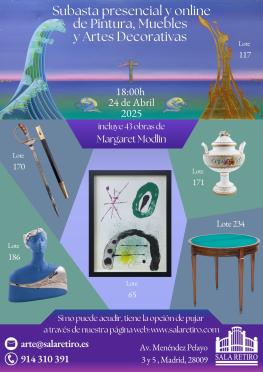 Subasta de Pintura, Muebles y Artes Decorativas, 24 Abril 2025