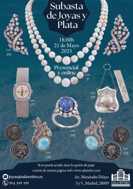 Subasta de Joyas y Plata, 21 Mayo 2025