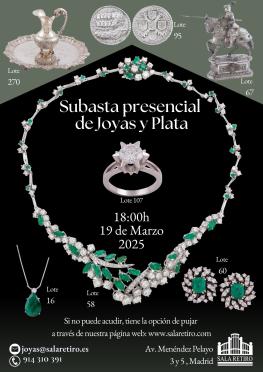 Subasta Joyas y Plata 19 Marzo 2025