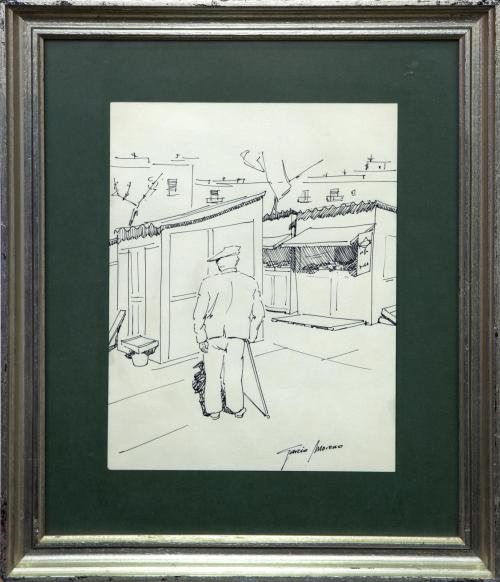 CABALLERO DE ESPALDAS, 1980