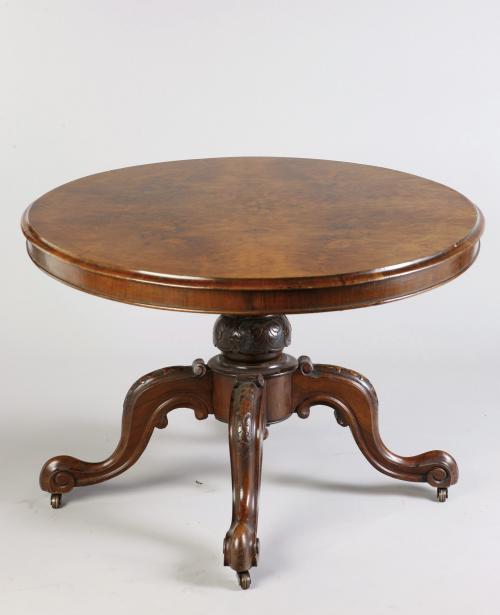 MESA INGLESA TILT TOP  ESTILO VICTORIANO