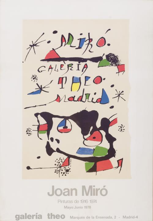 Joan Miró. Pinturas de 1916-1974.