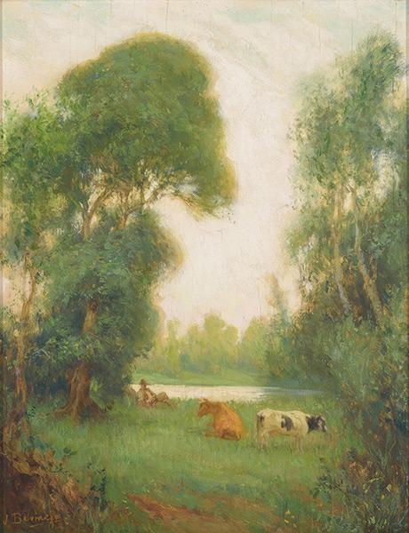 Paisaje con ganado