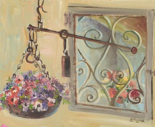 Balanza de flores