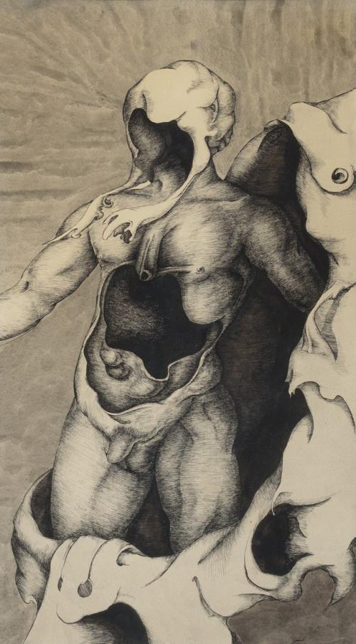 Desnudo  surrealista, 1975