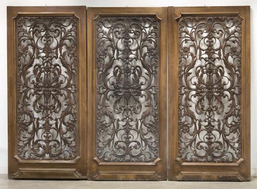 TRES PUERTAS ESTILO BARROCO