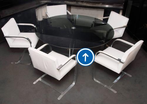 MESA DE JUNTAS, DISEÑO Y FABRICACION RAFAEL GARCIA AÑOS 70