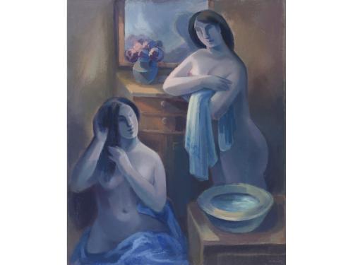Mujeres en un tocador
