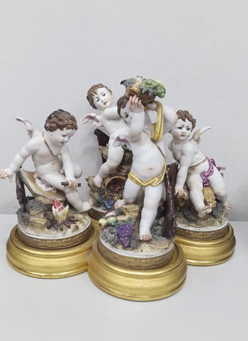  ÁNGELES EN PORCELANA DE ALGORA