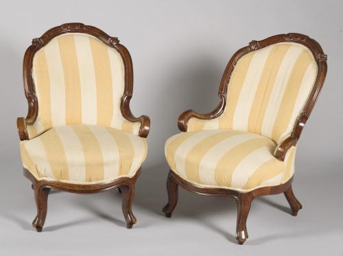 PAREJA DE BUTACAS INGLESAS, S. XIX