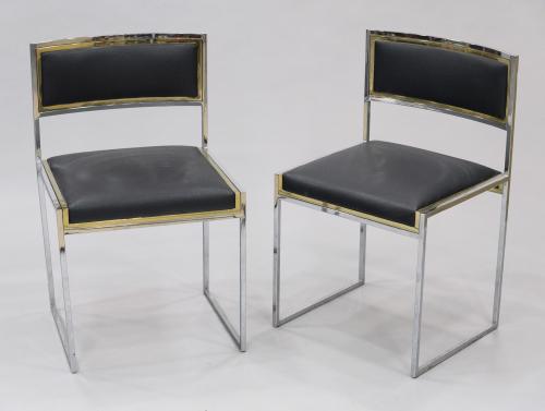 PAREJA DE SILLAS DISEÑO MAISON JANSEN, FRANCIA 1970-1979