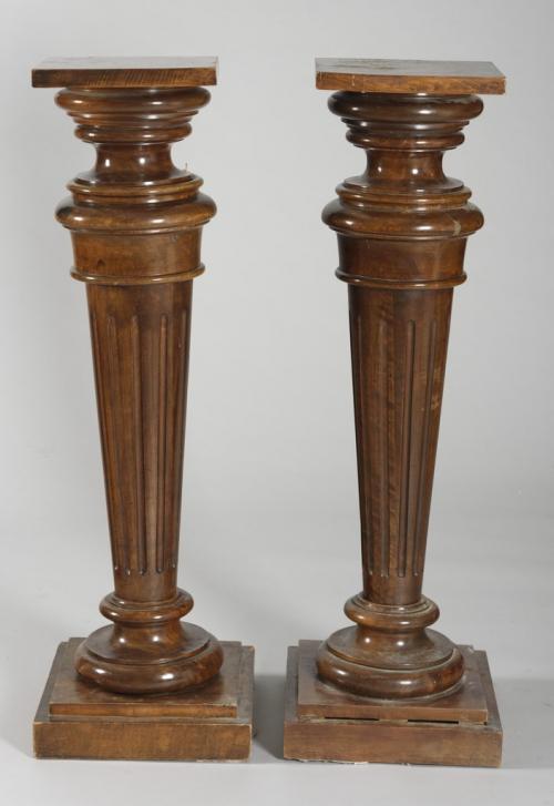 PAREJA DE COLUMNAS ESTILO BARROCO