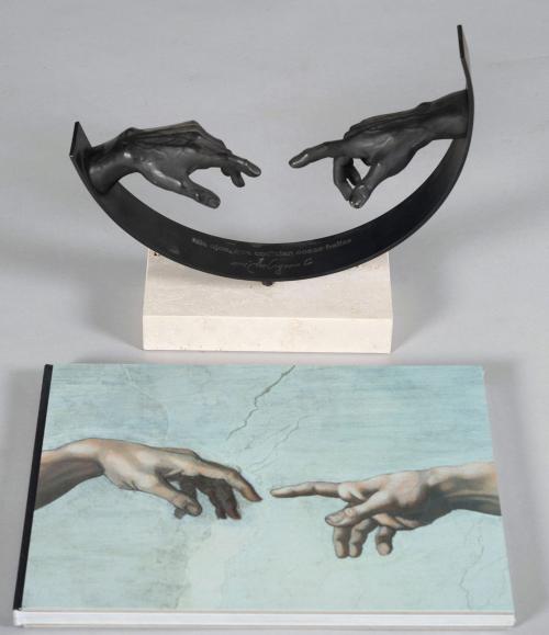 LAS MANOS DE LA CREACION DE ADAN, DE MIGUEL ANGEL