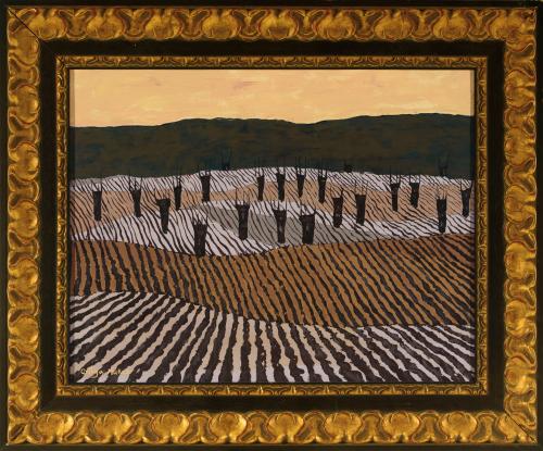 Castaños  y tierras labradas, c. 1956.