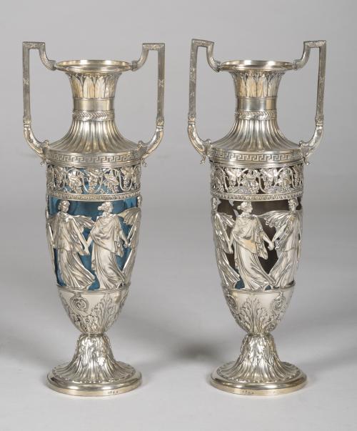 PAREJA DE JARRONES ESTILO IMPERIO