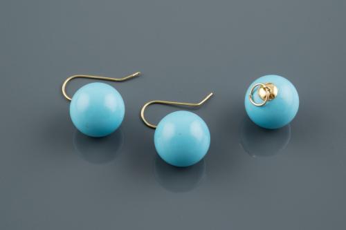 JUEGO DE PENDIENTES Y COLGANTE