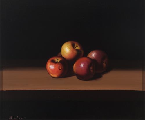 Bodegón  de manzanas