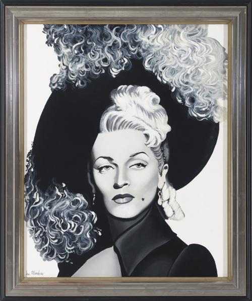 Retrato de Lana Turner.