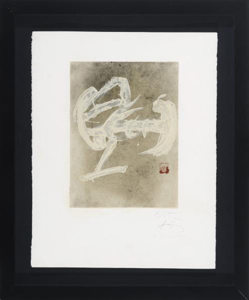Caligraphie blanche. 1982