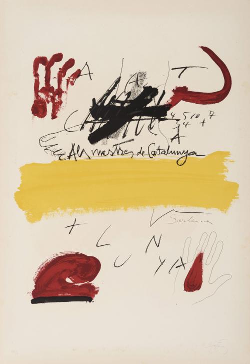 Sin titulo. De Als mestres de Catalunya. 1974.