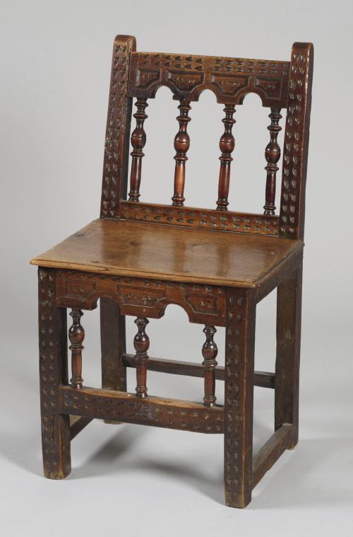 SILLA POPULAR CASTELLANA  SIGLO XVIII