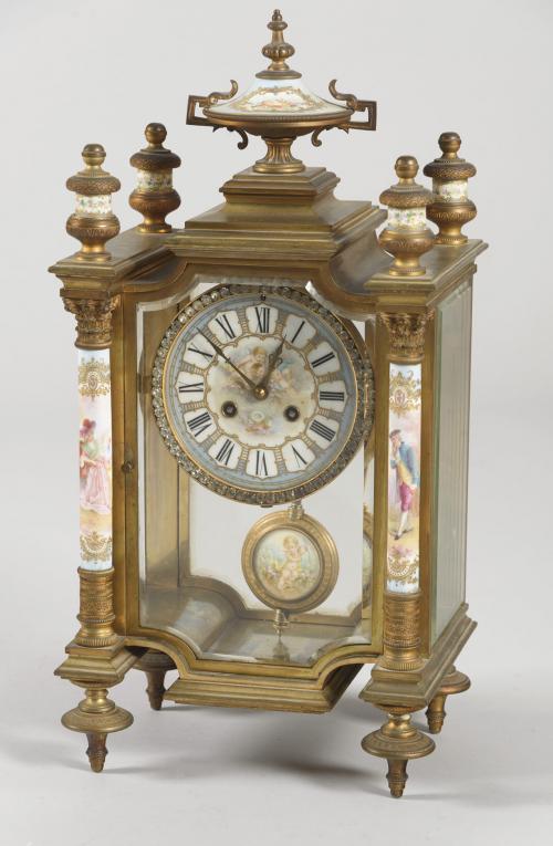 RELOJ DE SOBREMESA FRANCÉS SIGLO XIX
