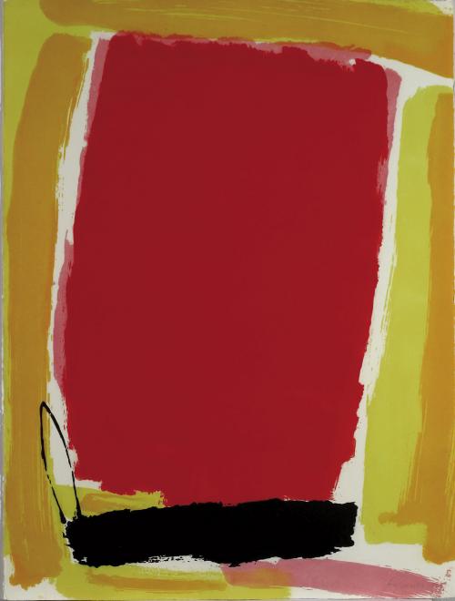 Rojo. De la serie Al Alba. 1985