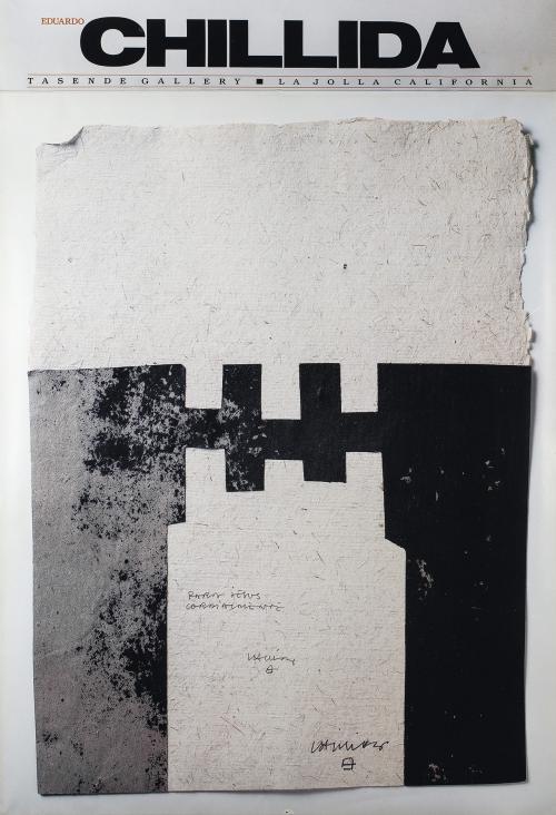 Cartel para la Tasende Gallery. La Jolla, California, 1983