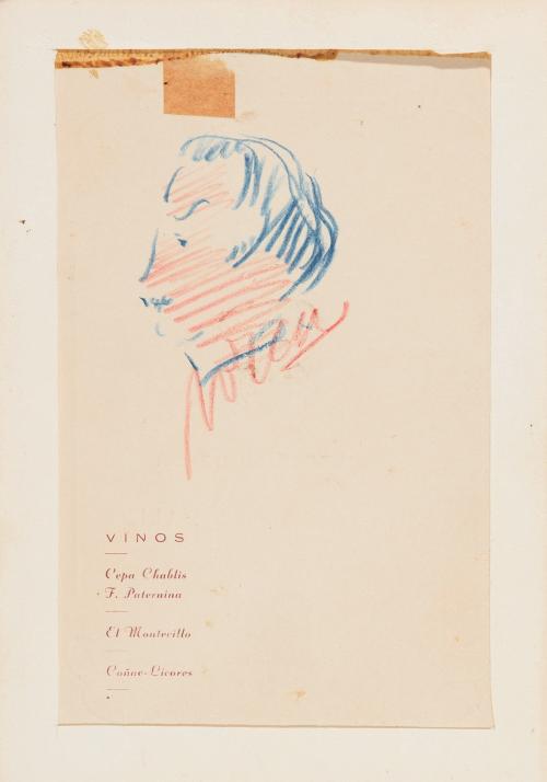 Autorretrato de perfil