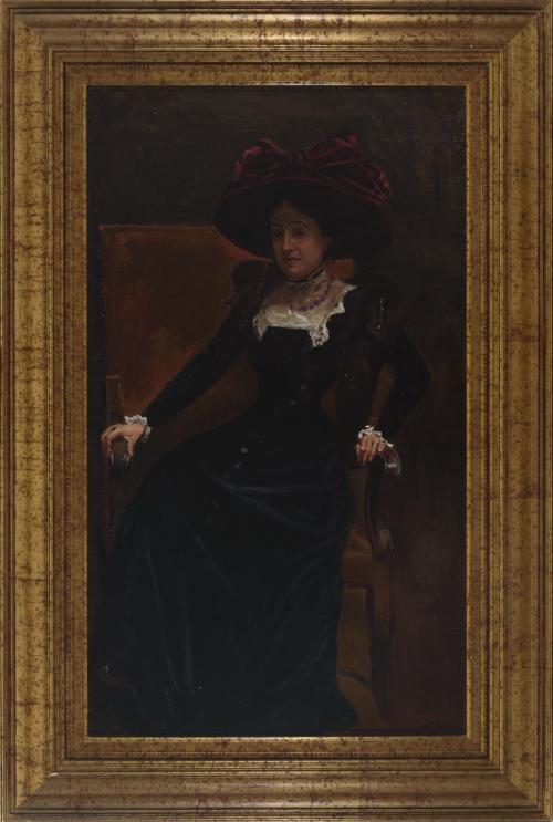 Dama con sombrero