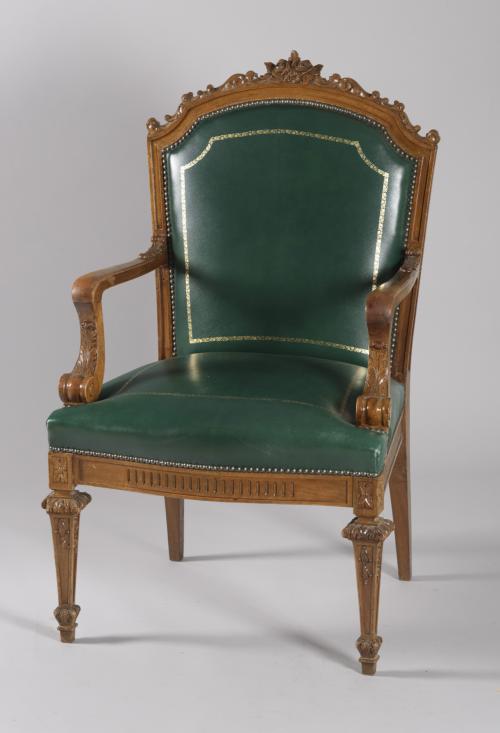 SILLÓN DE DIRECCIÓN ESTILO INGLÉS 