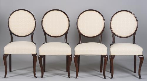 CONJUNTO DE CUATRO SILLAS ESTILO BIEDERMEIER
