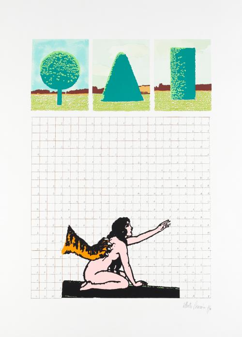 Arboles y mujer