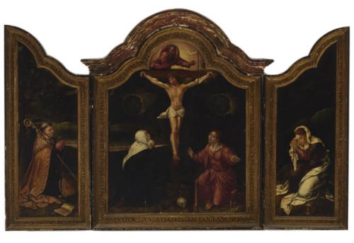Crucifixion con donante
