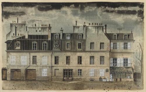 Estudio para un decorado, 