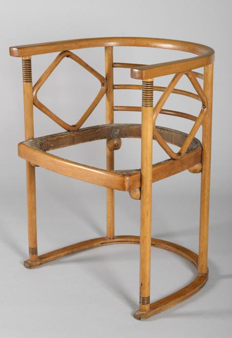 SILLA DE DISEÑO AUSTRIACA JACOB & JOSEF KOHN