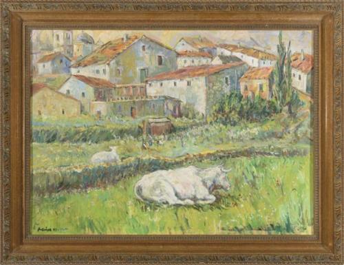 PAISAJE CON GANADO, 1993