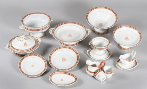 VAJILLA  EN CERAMICA DE LA CARTUJA-PICKMAN Y CIA, SEVILLA,