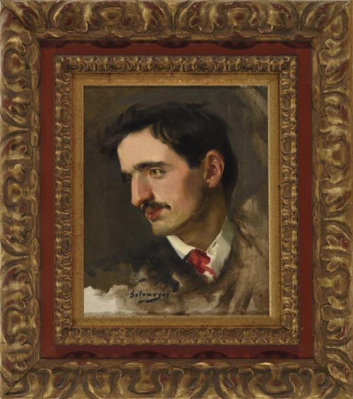Retrato de Chicharro. Circa 1900-1904